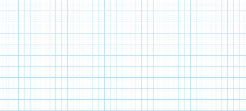 blue millimeter graph paper grid background seamless. vector illustration