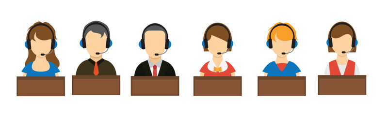  Call Center Operator illustration