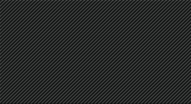 Carbon fiber texture with linear gradient. 8k size background. Vector illustration