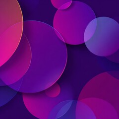 Abstract background featuring overlapping circles in shades of purple pink and blue gradient colors