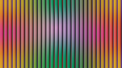 Vertical lines with orange, pink and green gradient, abstract background