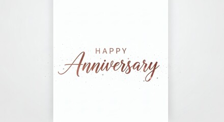 Elegant Celebration A Warm 'Happy Anniversary' Message for a Special Day
