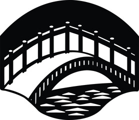 bridge vector illustration