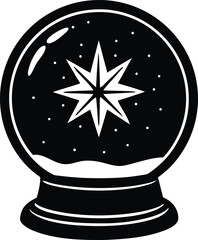 christmas ball with star