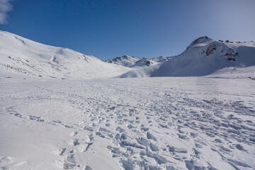 ski resort in winter