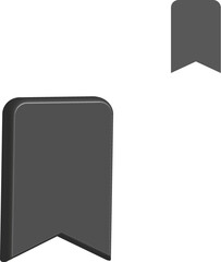 Blank black speech bubble vector icon design on a smartphone screen display