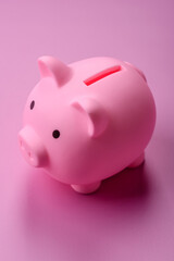 A piggy bank as a concept for storing, accumulating, and saving financial resources. A piggy bank