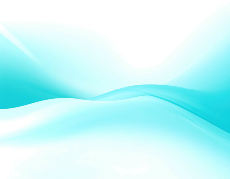 Abstract light teal wavy lines over white with black background; soft and bright, creating an ethereal movement