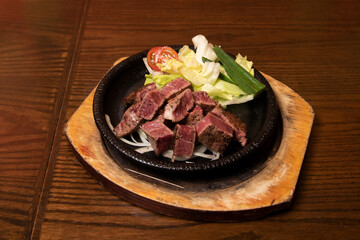 牛ヒレ肉のステーキ