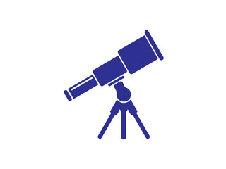 Telescope icon and illustration design vector design 