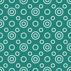 Retro circles seamless pattern