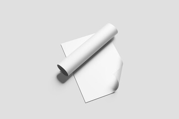 flyer a4 blank mockup