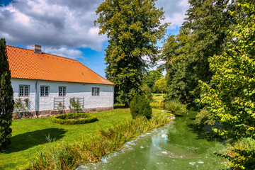 Glucksburg is a small town in the district of Schleswig-Flensburg, in Schleswig-Holstein, Germany. It is located on the southern part of the Flensburg Fjord.