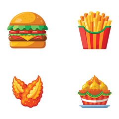 Fast food assortment
