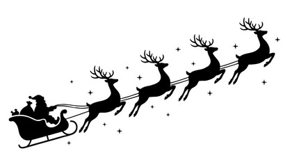 Santa Claus with reindeer © Bipudas