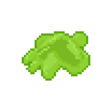 GREEN LIQUID SLIME PIXEL ART