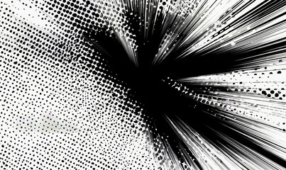 Black and white image of a blurry, distorted face with a black outline. The image has a sense of chaos and confusion