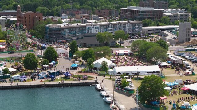 National Cherry Festival(2025) Timelapse shot in 4k with DJI Air 3s.  8 Seconds @ 23.976fps.  