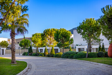 residential buildings in luxury Portonovi resort. Montenegro