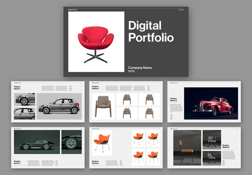 Digital Portfolio Layout