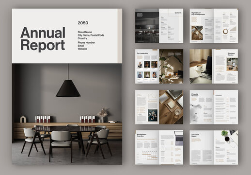 Annual Report Layout