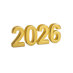 gold colour 2026 white bacground
