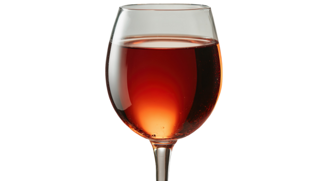 Tall glass of iced cola with red straw isolated on transparent background