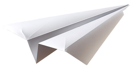 Paper plane on transparent background png