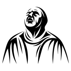 Obraz premium Dramatic opera singer performing with intense emotion and powerful voice