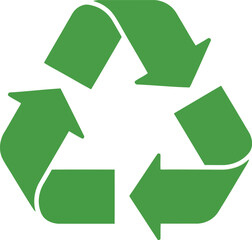 Green recycle symbol icon environment sustainability concept vector
