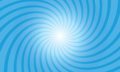 Radiant Blue Spiral Swirl Background