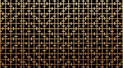 Abstract geometric pattern with shimmering holographic lines and dots