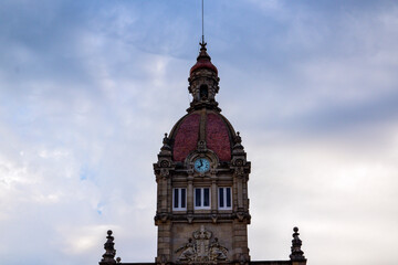 Torre del reloj del ayuntamiento de A Coruña 