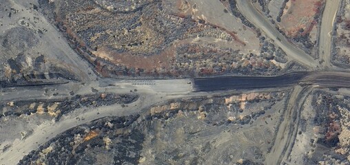 Kansanshi Copper-Gold Mine, Zambia: High-Resolution Aerial View of Open-Pit Operation and African Industrial Landscape