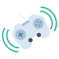 Controller with vibration waves