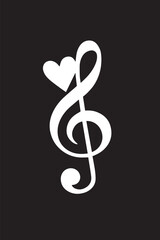 Obraz premium “Her heart sings in clefs and curves.”