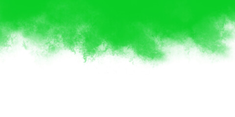 Green fog horizontal texture. Bright mist overlay for atmospheric effects. Vivid cloud design for creative backgrounds and modern digital projects.