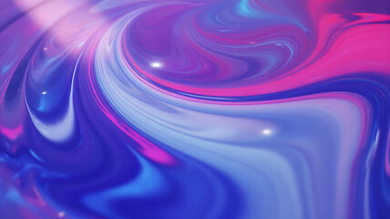 Fototapeta premium Swirling shades of purple and blue create a mesmerizing abstract design