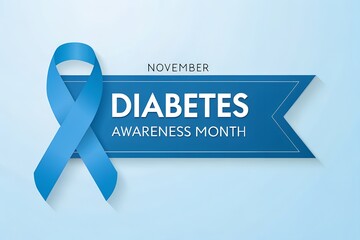 November is Diabetes Awareness Month, featuring the blue ribbon symbol to promote education, prevention, support, and management of this chronic health condition.
Generative Ai.