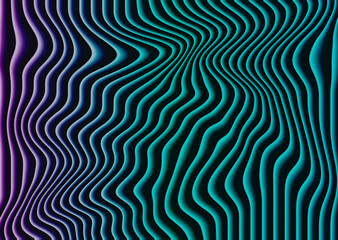 Abstract wavy lines gradient background for modern futuristic designs