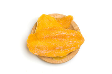 dried mango on a plate