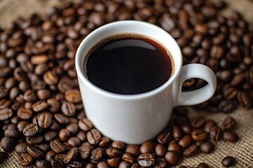 Fototapeta premium Hot drink closeup on table high resolution picture