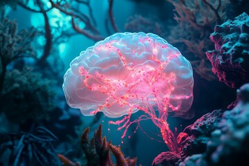 jellyfish in aquarium