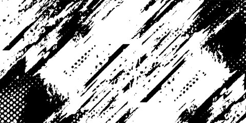 Grunge Brush strokes Background. Black Brush strokes isolated on white background. Grunge texture Background.