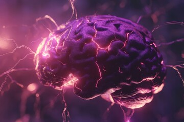 3d rendered illustration of a human brain