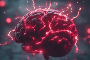 3d rendered illustration of a human brain