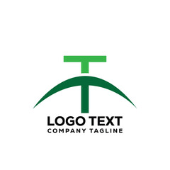 t letter logo design