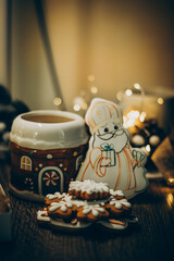 christmas decoration with candle