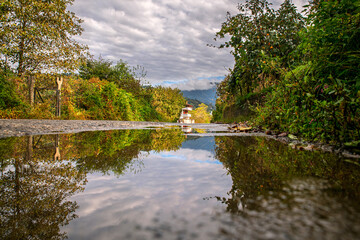 Historic Laz mansions in the Black Sea