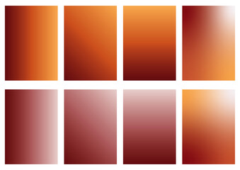 Fototapeta premium A collection of elegant red and gold gradient backgrounds with smooth color transitions, ideal for luxury branding, festive promotions, holiday cards, and premium marketing materials.